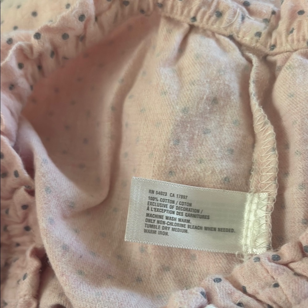 ❤️3 for $15!❤️ Gap Body Pink Polka Dot Pajama Pants, size XS - Picture 8 of 8